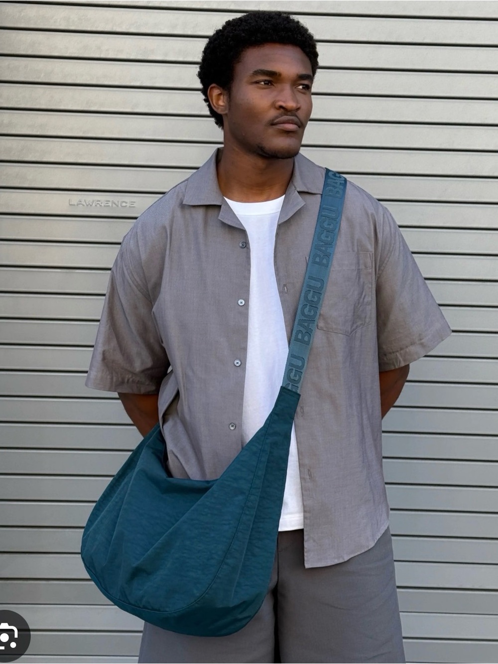 NWOT Baggu Medium Crescent Deep Sea